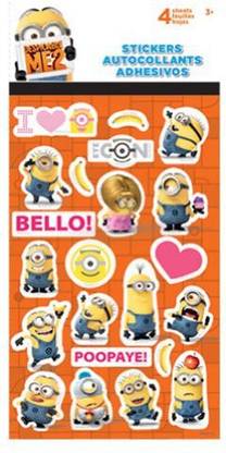 Trends International Despicable Me 2 Minions Standard Stickers 4 Sheets