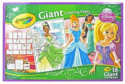CRAYOLA Princess Giant Coloring 18 Pages - Princess by ...