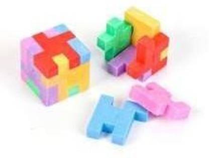SmallToys Puzzle Cube Erasers - 12 per unit