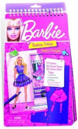 BARBIE Fashion Design Compact Sketch Portfolio
