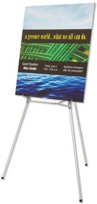Quartet Heavy Duty Flipchart Or Display Easel, 66" Max. Height, 35 Lbs. Max