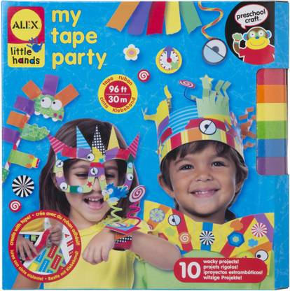 Alex Toys Little Hands My Tape Party Craft Kit, Assorted Colors