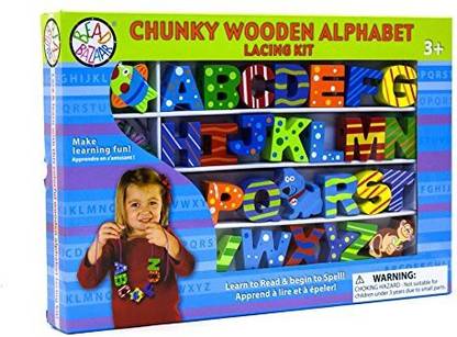 Bead Bazaar Alphabet Lacing Kit