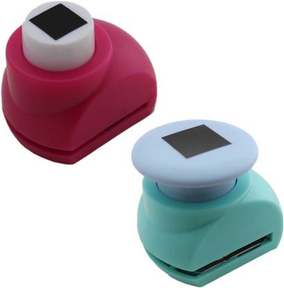 Tootpado Square Paper Punch Craft set of 2 - Size 2cm 2.5cm - 1l1180 - DIY Shaper