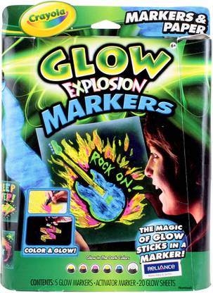 CRAYOLA Glow Explosion Markers