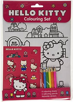 Alligator Books Hello Kitty Hello Kitty Colouring Set Fab Colouring set with hello kitty colouring sheets and 12 hello kitty stickers