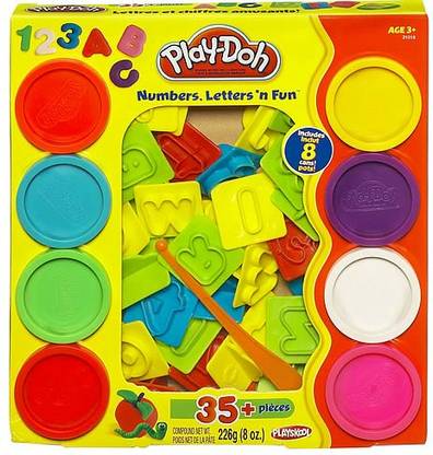 Hasbro Play-Doh Numbers Letters n Fun