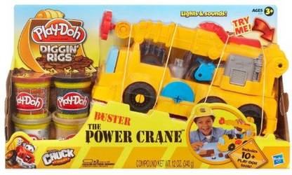 PLAY-DOH Diggin' Rigs Tonka Chuck & Friends Playset - Buster The Power Crane