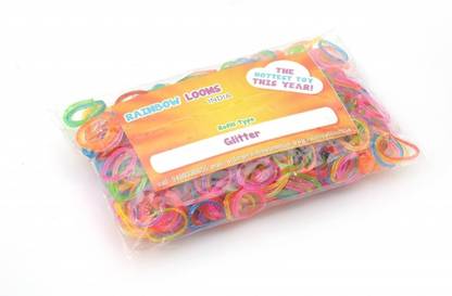 Rainbow Loom Glitter refill bands for Rainbow looms India