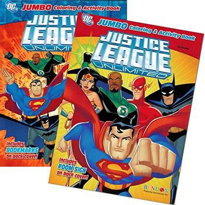 Bendon Publishing Justice League Coloring And Activity Book Set