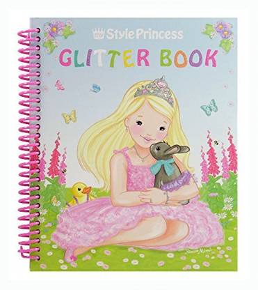 My Style Princess Glitter Coloring Book - Glitter Coloring ...