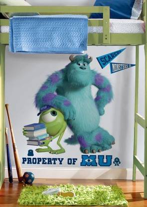 Roommates Rmk2244Slm Monsters University Sully And Mikey Peel And Stick Giant Wall Decals