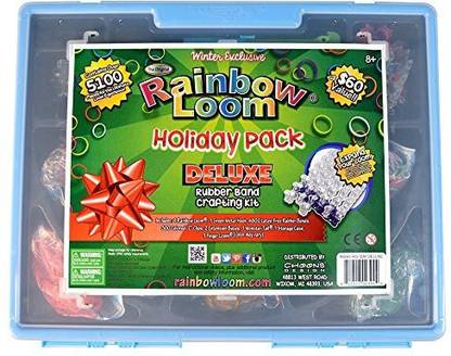 Rainbow Loom HOLIDAY DELUXE Rubber Band Crafting Kit EXCLUSIVE