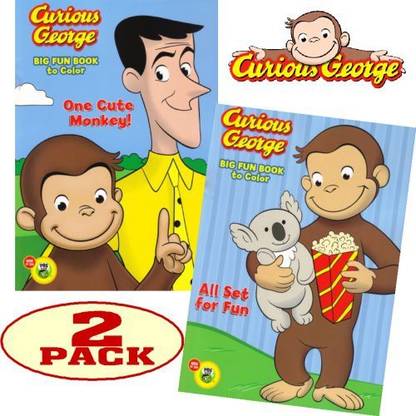 Pbs Kids Curious George Coloring And Activity Book Set (2 Coloring Books)