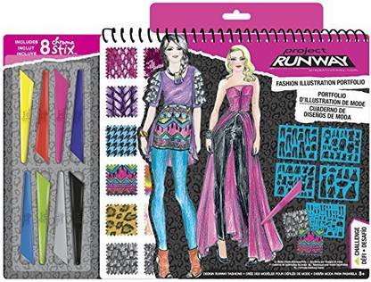 Project Runway Fashion Angels Fashion Illustration Portfolio With Chroma Stix