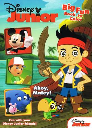 DISNEY Jake and the Neverland Pirates Coloring and Activity Book Set - (2 Books ~ 96 pgs each)
