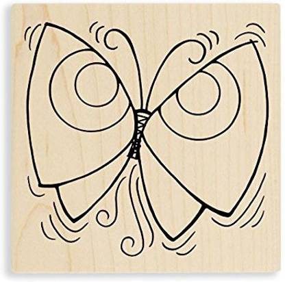 Stampendous Penpattern Flutter Rubber Stamp