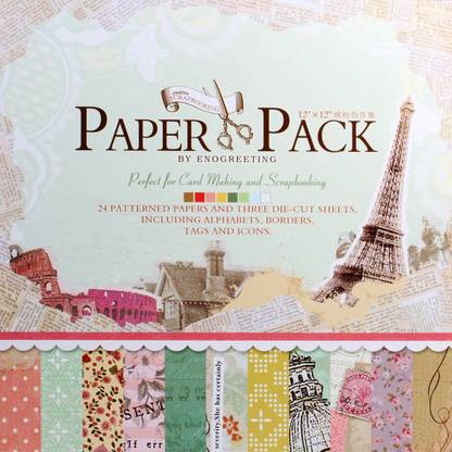 EnoGreetings Scrapbooking Paper Pack