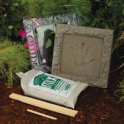 Midwest Products Co. Kids Garden Handprint Stepping Stone Kit