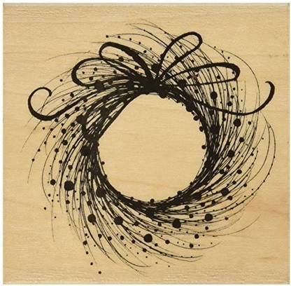 Penny Black Mounted Rubber Stamp 3.5 By 3.25-Inch, Adornment