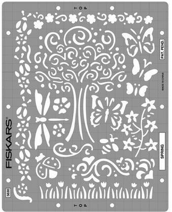 Fiskars FISKARS SHAPEBOSS STENCIL SPRING