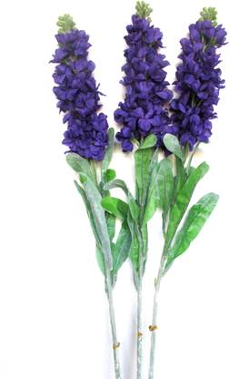 FOURWALLS Blue Lavender Artificial Flower