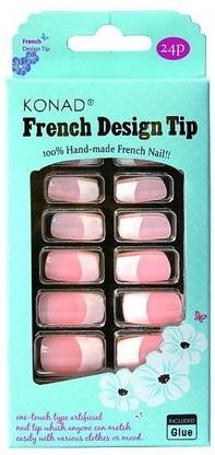 KONAD French Design Tip Box - LFNA1 Natural