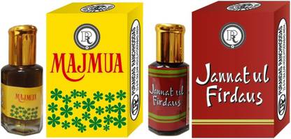 Purandas Ranchhoddas PRS Jannatul-Firdaus & Majmua 12ml Each Herbal Attar