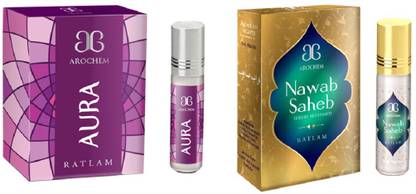 AROCHEM Nawab saheb Aura Combo Floral Attar