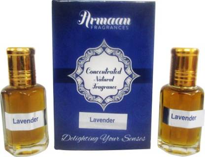 Armaan Lavender (Two Pcs Set) Natural Fragrance Floral Attar