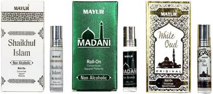 MAYUR Different Arabian Fragrance(3pcs of 8ml) Floral Attar