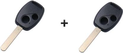 W2W Replacement remote key shell for Honda City, Civic, Jazz, Brio, Amaze 2Pcs Combo