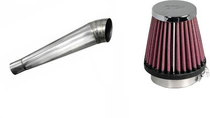 K&N 1 Speedwav Bigul Bike Exhaust, 1 K&N RC-1060 Air Filter-Yamaha FZ-S Combo