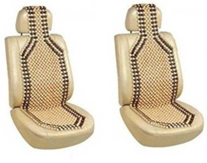 Mycar Car Wooden Bead Seat Cover Set of 2 Combo