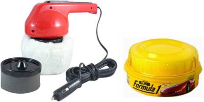 Coido 1 6003 Car Polisher, 1 Formula 1 Carnauba Car Wax Polish 230gm Combo