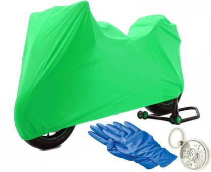 GoldCartz 1 Honda CBR 150R Body Cover, Key Chain & Rubber Gloves Combo