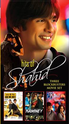 Shahid Kapoor - Greatest Hits (3 Film DVD Collection)