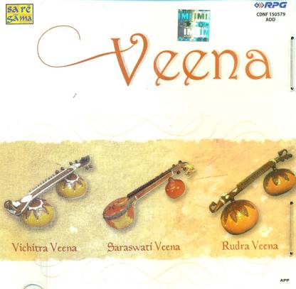 Veena [Vichitra Veena, Rudra Veena, Saraswati Veen Audio CD Standard Edition