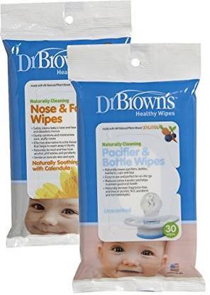 Dr. Brown's S Nose And Face Wipes Pacifier And Bottle Wipes - 354 ml