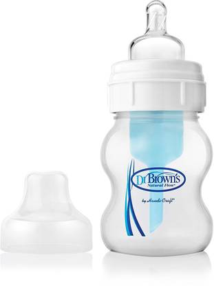 Dr. Brown's Natural Flow 4oz Standard Polypropylene Baby Bottle Wide-Neck - 120 ml