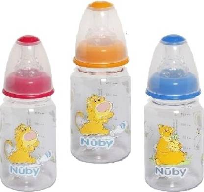 NUBY Milk Bottle with Nipple - 120 ml