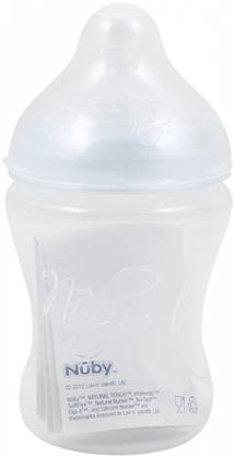 NUBY NATURAL TOUCH SOFTFLEX SILICON NURSER 240ML 0M+ - 240 ml