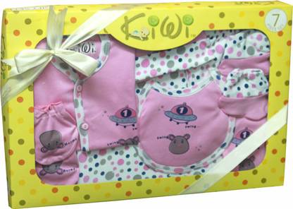 KIWI Polka Dots Print Gift Set of 7 Pcs