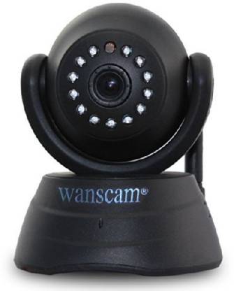 Wanscam Mini WiFi IPC-IR Wireless Network Cam Webcam Security Pan/Tilt IR Night Vision Black Audio & Video Baby Monitor