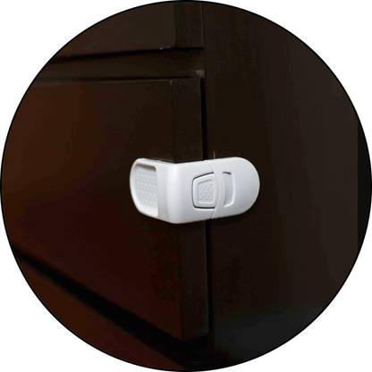 Safe-o-kid High Quality, Durable L-Shaped Child Safe Drawer Lock (Pack of 2)