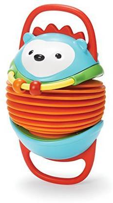 SKIP HOP Explore and More Accordion Toy, Hedgehog Rattle