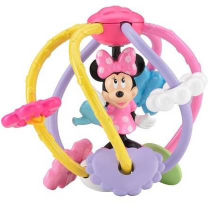 FISHER-PRICE Disney Baby: Minnie Mouse Clutch and Rattle Ball Rattle