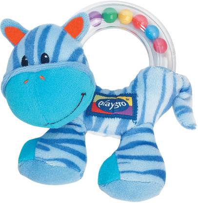 PLAYGRO Noah's Ark Zebra Loop Rattle