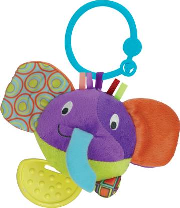 Winfun Little Pals Round Timber the Elephant Hand Rattle