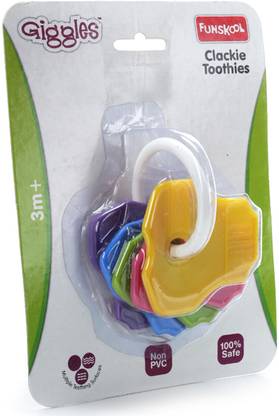 FUNSKOOL Clackie Toothies Rattle